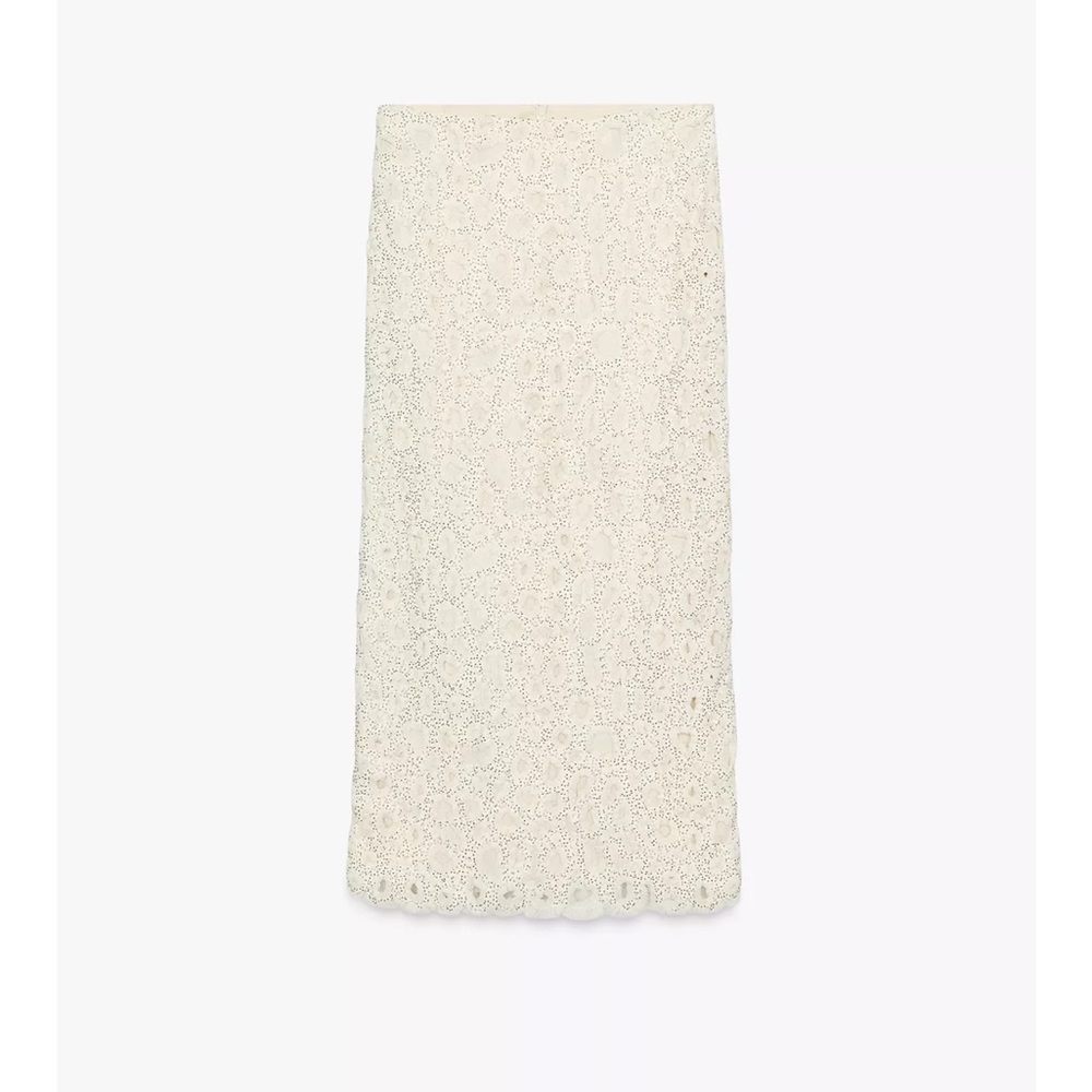 ZARA BEADED MIDI JEWEL SKIRT EMBROIDERED. - Picture 9 of 13